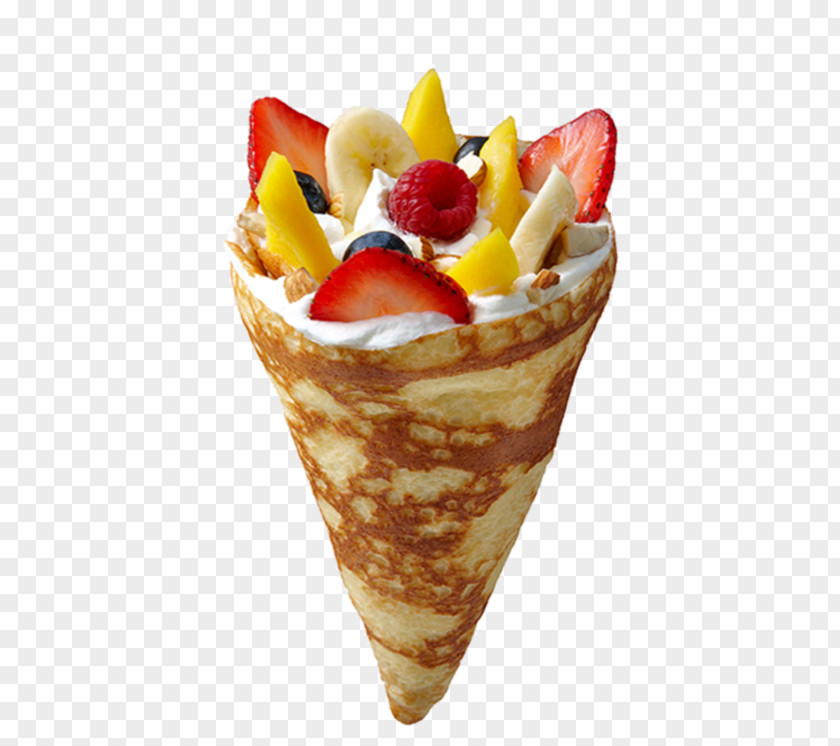 Chocolate Crêpe Pancake Snow Cone Custard Cream Parfait PNG