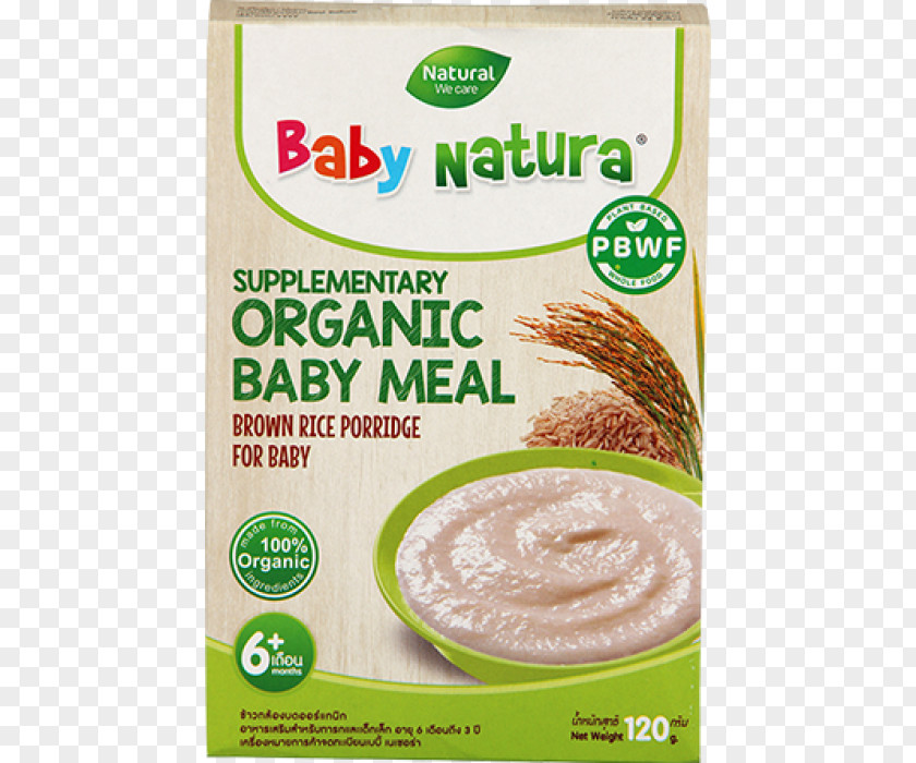 Organic Rice Congee Baby Food Natural Foods Cereal PNG