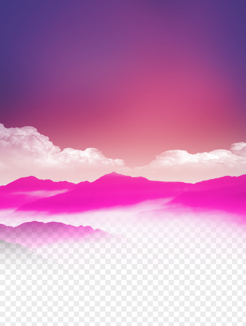 Purple Mountain Background Material Fundal Red PNG