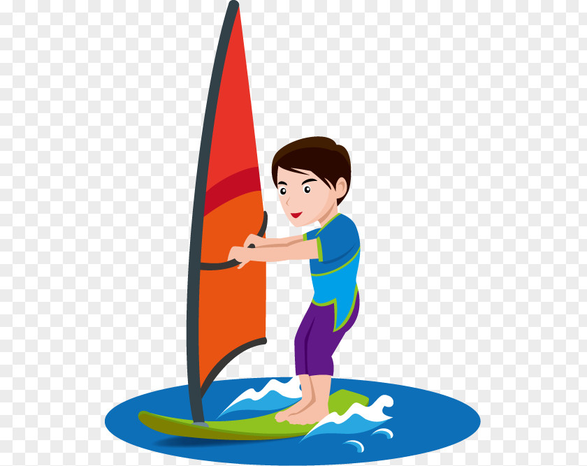 Surfing Sport Windsurfing Clip Art PNG