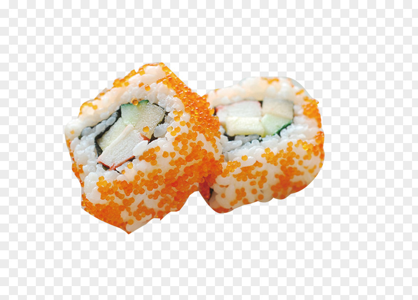 Sushi Yellow Balls California Roll Gimbap Makizushi Cooking PNG