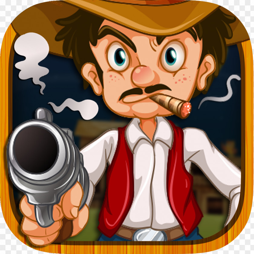 Wild West Quick, Draw! American Frontier Cowboy App Store PNG