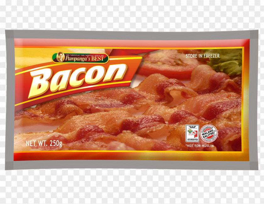 Bacon Pampanga Tocino Fast Food PNG