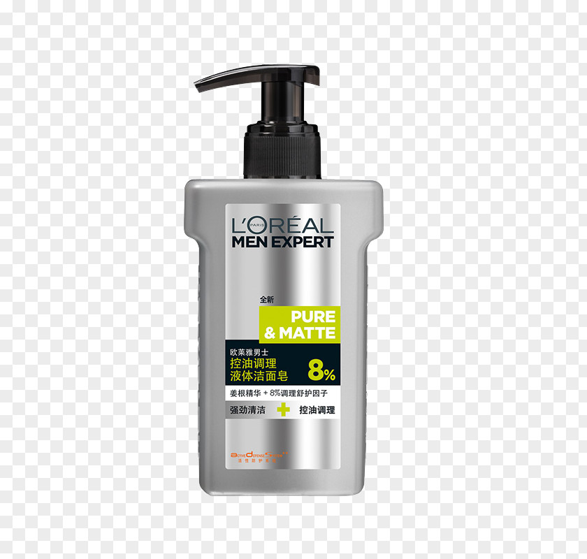 L'Oreal Men's Skin Care Hydrating Conditioning Liquid Facial Soap LOrxe9al Cleanser Reinigungswasser Face PNG