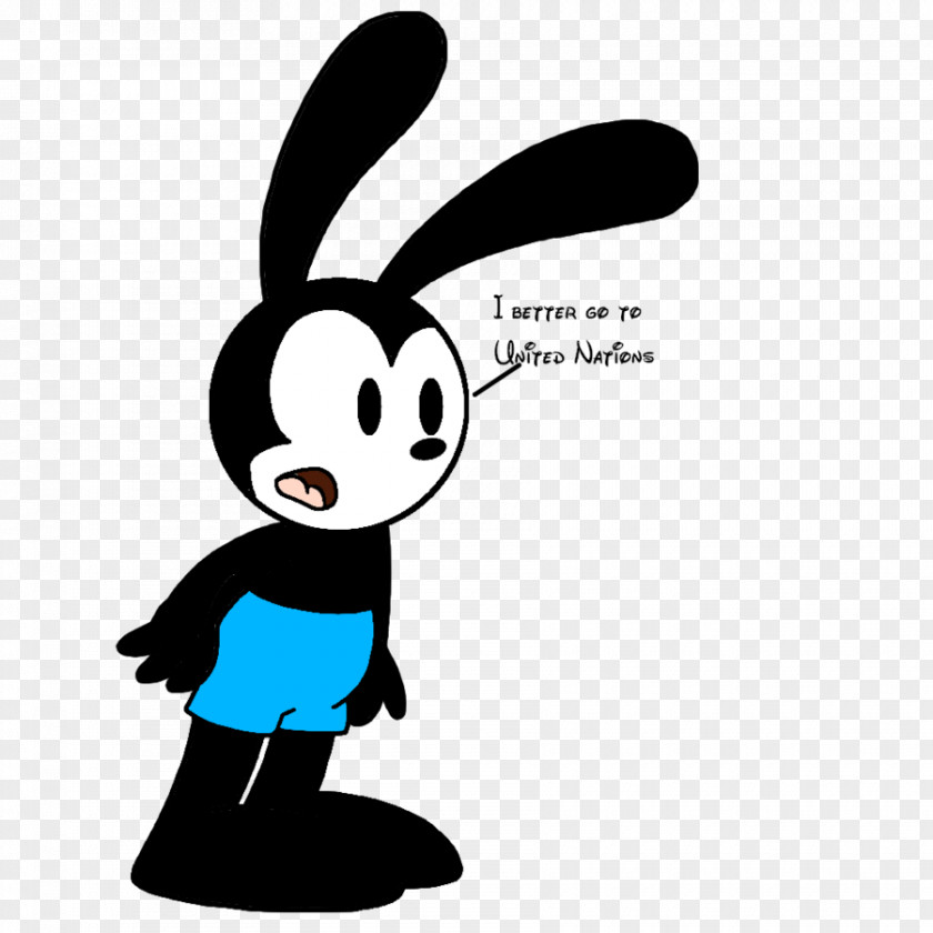 Oswald The Lucky Rabbit Vertebrate Cartoon Character Clip Art PNG