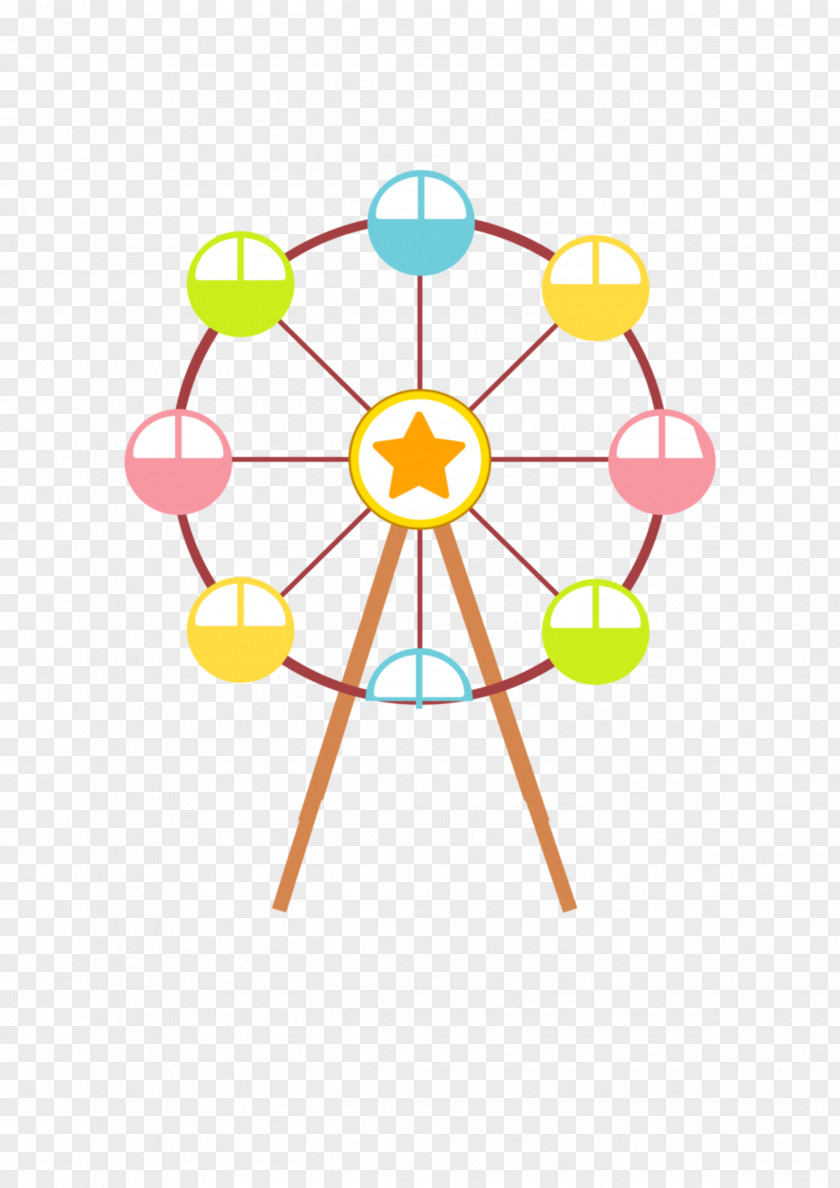 Playground Ferris Wheel PNG