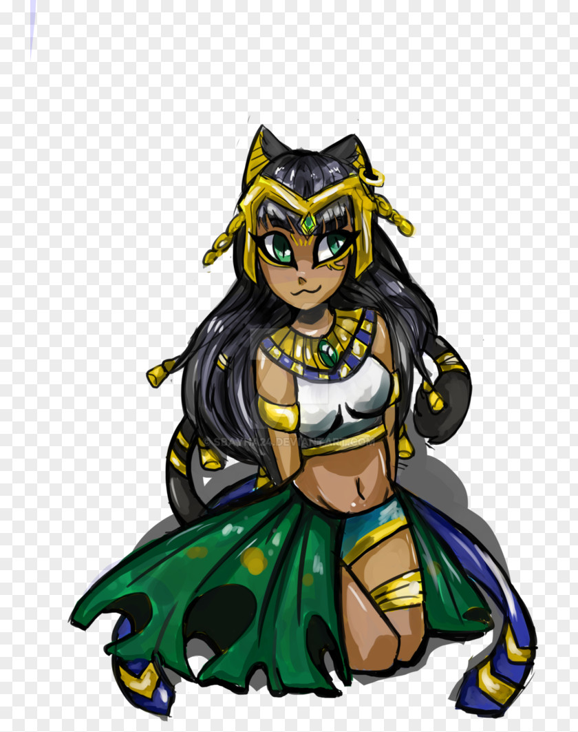 Bastet Costume Design Cartoon Legendary Creature PNG