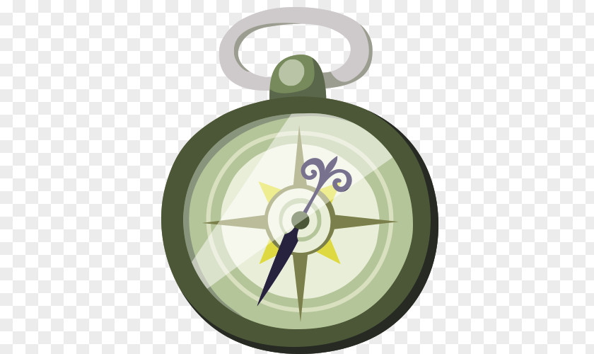 Cartoon Compass Icon PNG