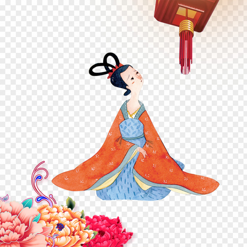 Chang'e Mid Autumn Festival Mid-Autumn Change Computer File PNG