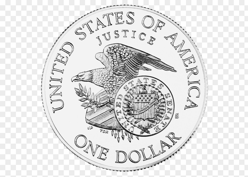 Coin Dollar United States One-dollar Bill Silver PNG