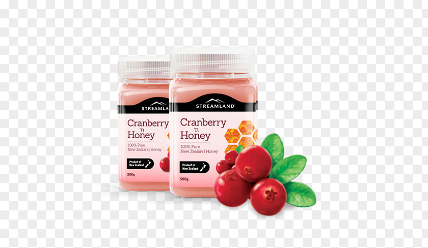 Cranberry Fruit Mānuka Honey Manuka New Zealand PNG