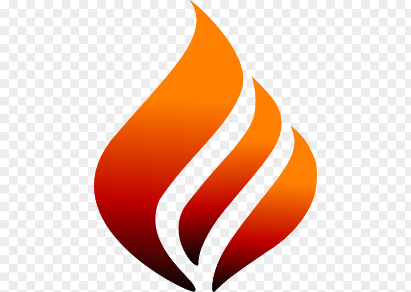 Flame Logo Font PNG