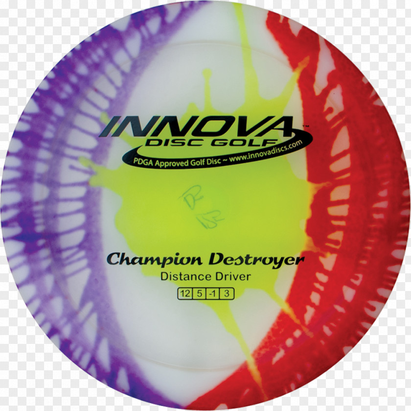 Golf Disc Tie-dye Color PNG