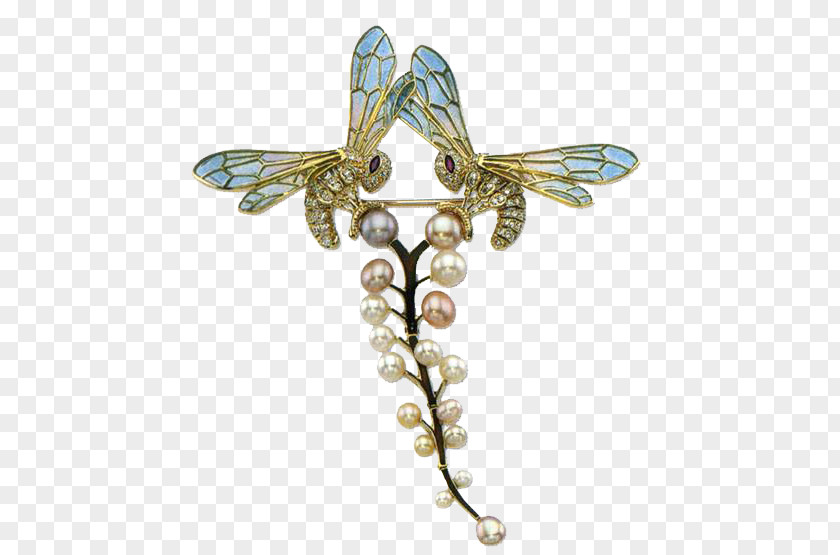 Jewellery Brooch Art Nouveau Plique-à-jour PNG