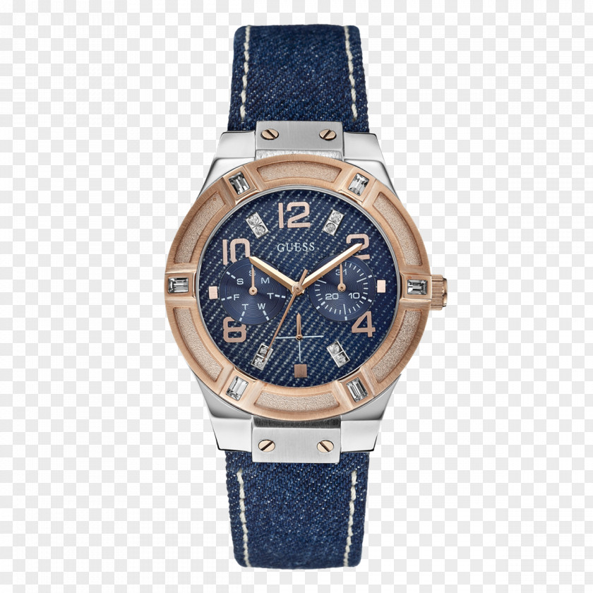 Watch Strap Guess Jeans Denim PNG
