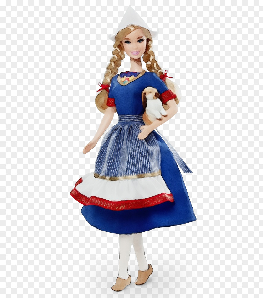 Costume Design Barbie Doll Figurine Toy Action Figure PNG