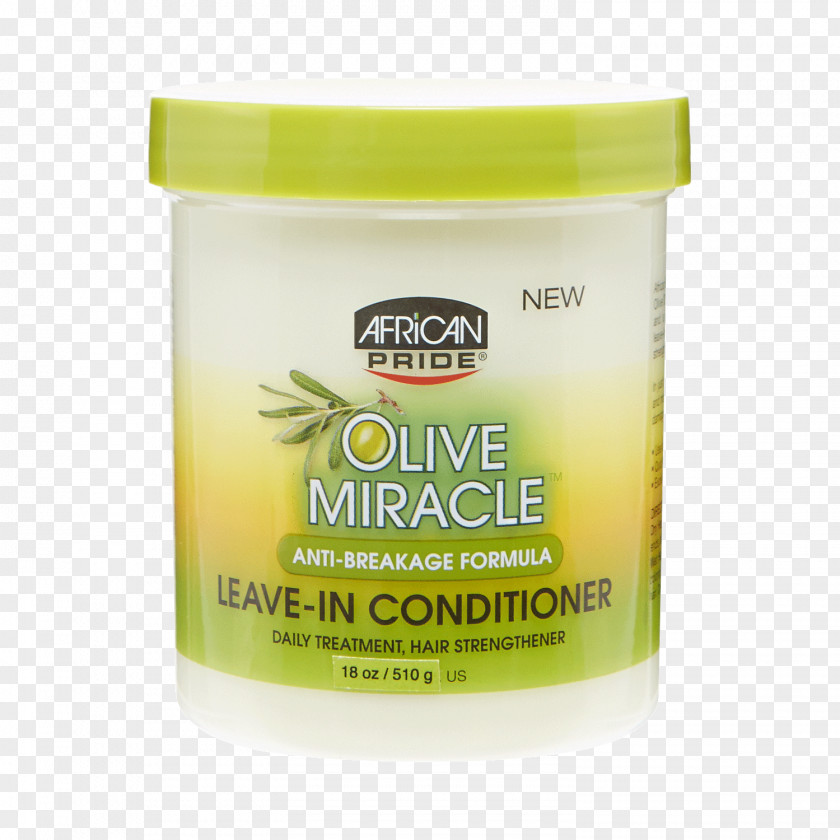 Oil African Pride Olive Miracle Anti-Breakage Leave-In Conditioner Creme Hair Care Maximum Strengthening Growth PNG