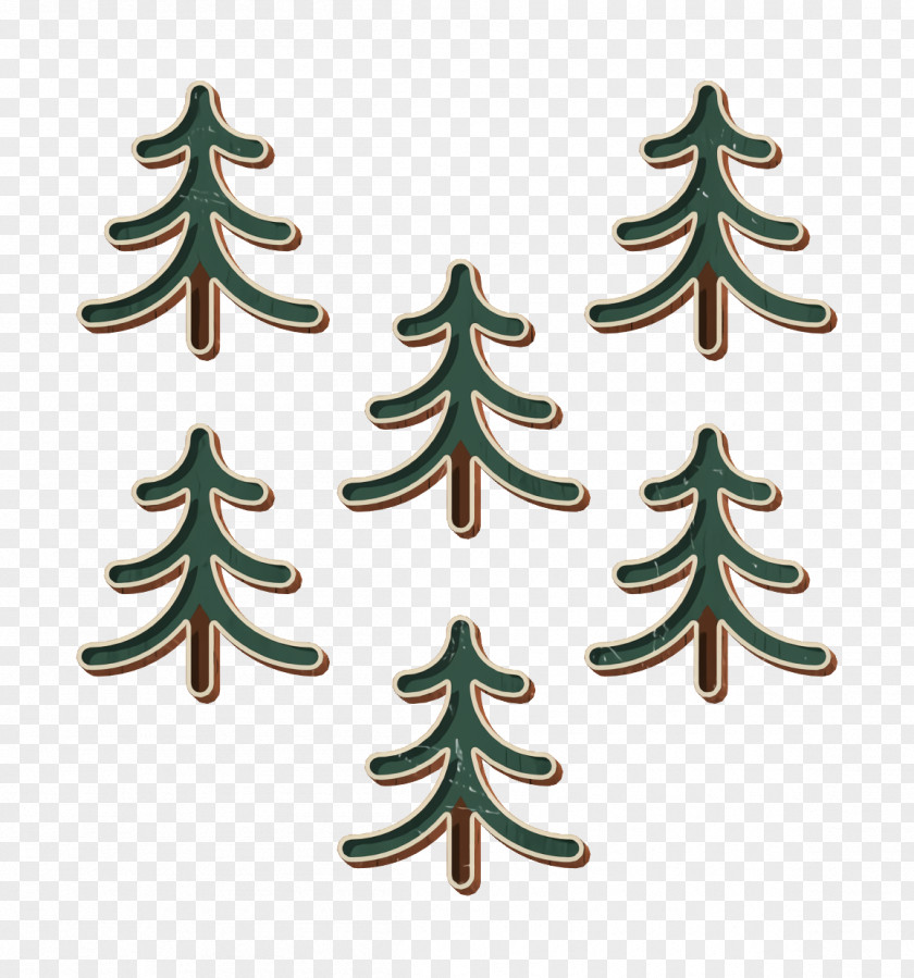 Tree Icon Pines Outdoors PNG