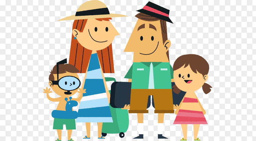 Beach Family Package Tour Travel Hotel Vacation Clip Art PNG