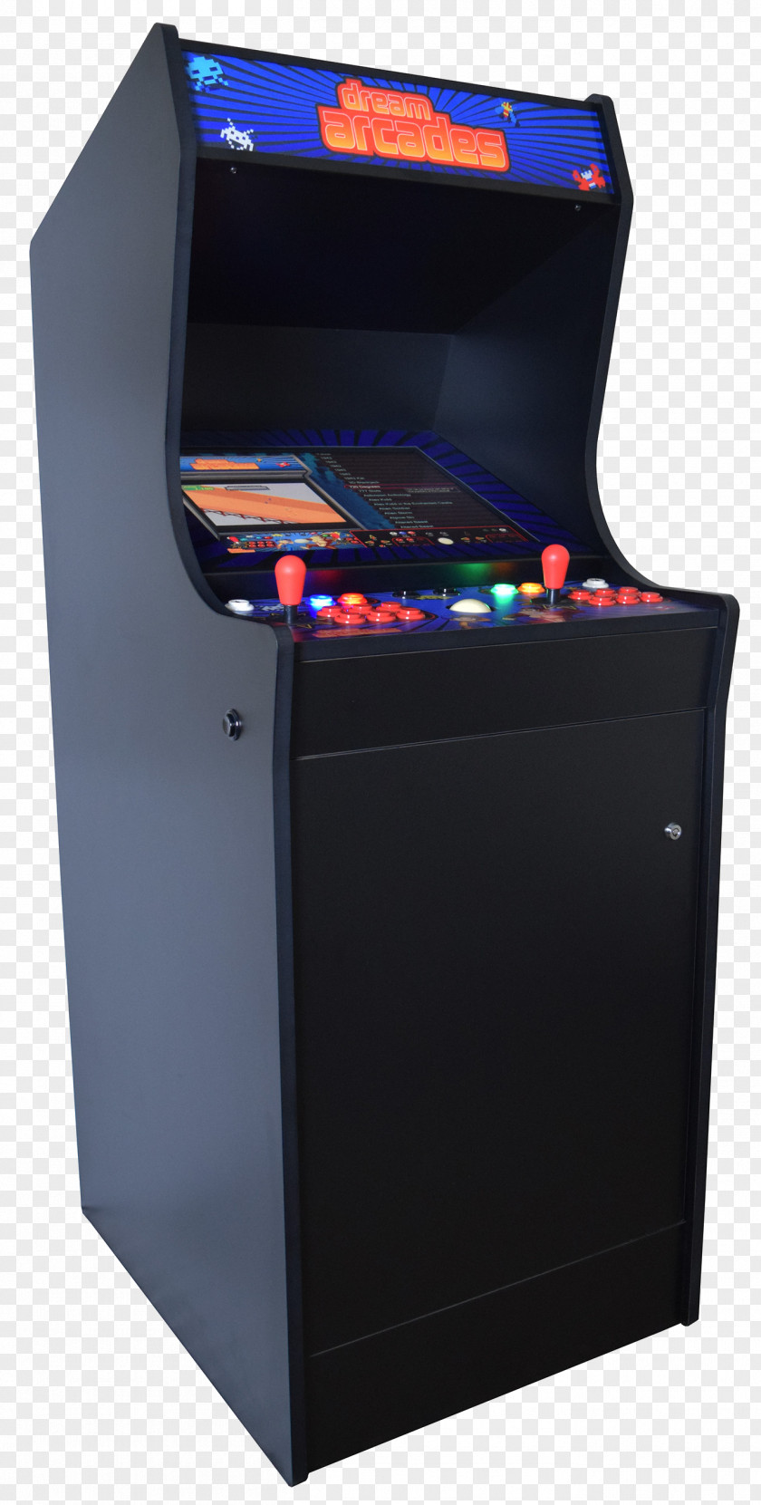 Complete And Perfect Arcade Cabinet Ms. Pac-Man Centipede Asteroids PNG