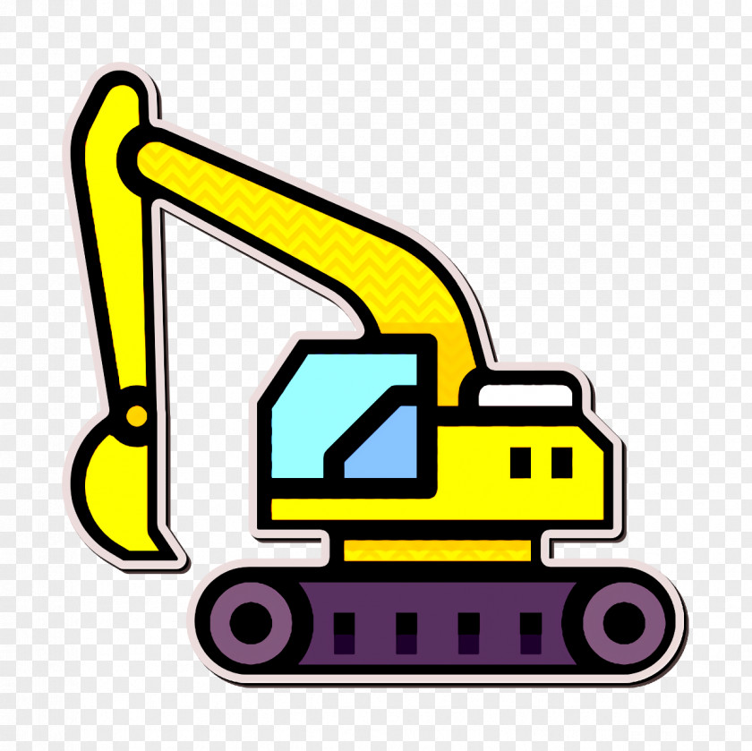 Construction Icon Work Excavator PNG