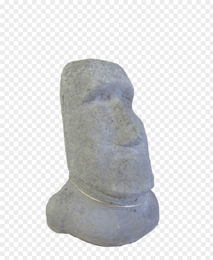 Garden Statue Bust Sculpture Stone Carving Concrete PNG