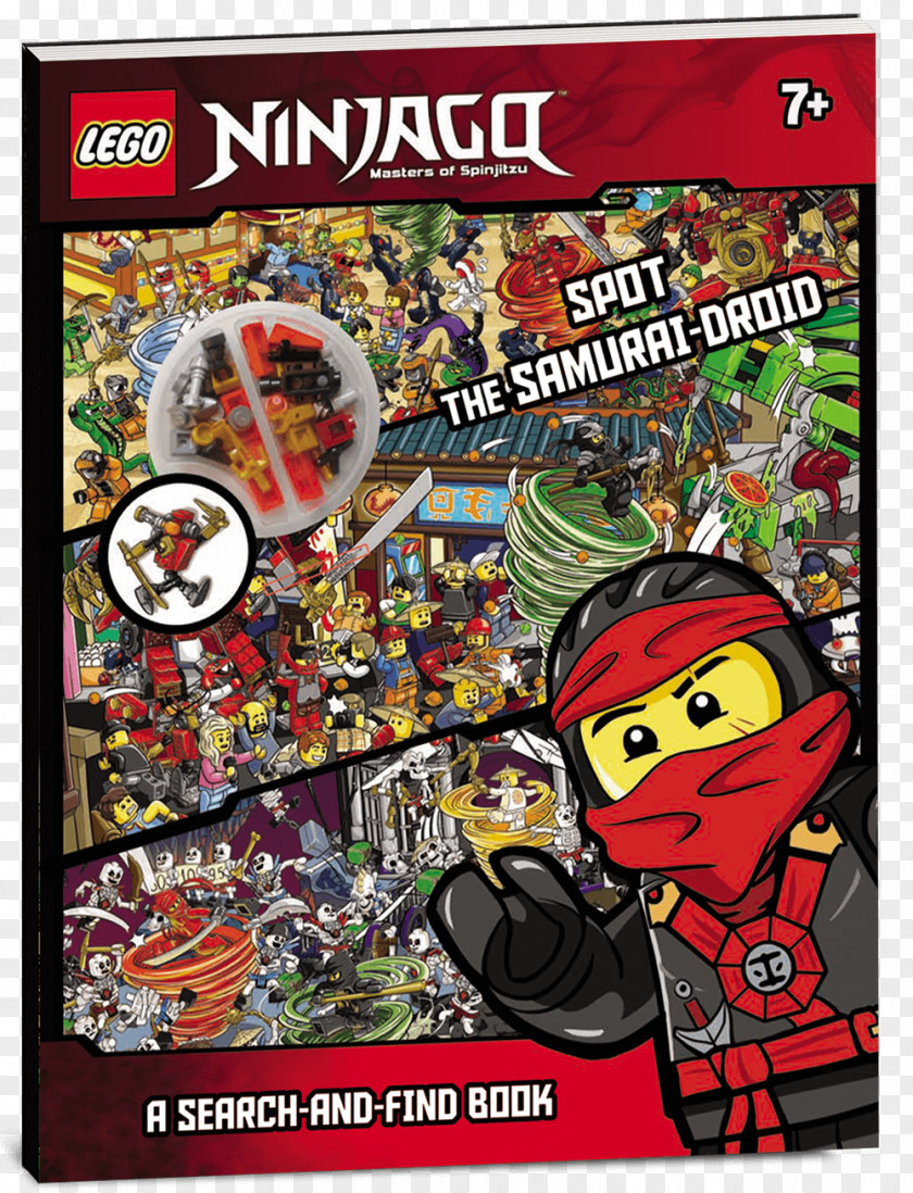 Lego Minifigures Ninjago Ninjago: Spot The Samurai-Droid (a Search-And-Find Book) Amazon.com LEGO Character Encyclopedia PNG