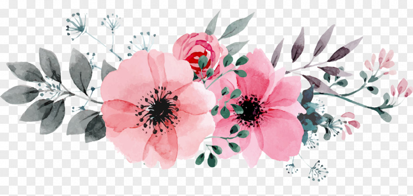 Painting Drawing Floral Design Watercolor Flower PNG