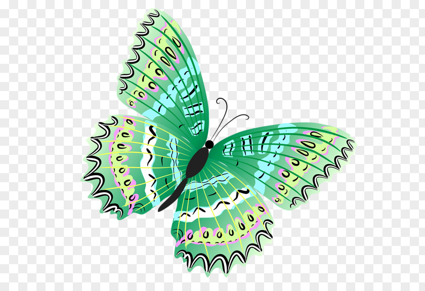 Red Butterfly Green Clip Art PNG