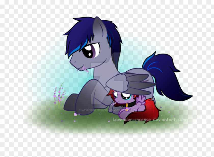 Horse Pony Cartoon Lavender PNG