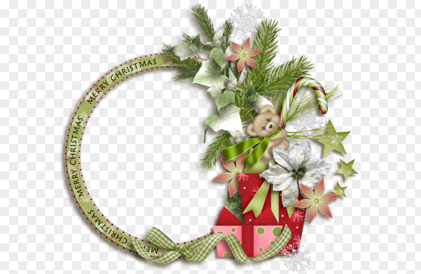 Christmas Picture Frames Graphic Clip Art PNG