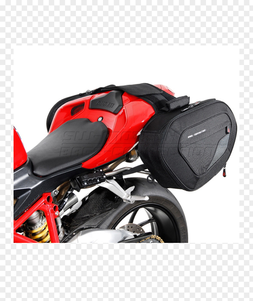 Motorcycle Saddlebag Ducati 848 Evo Pannier PNG
