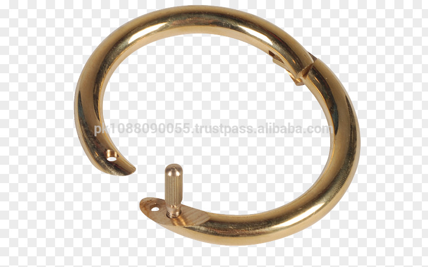 Nose Piercing Cattle Bull Ring Jewellery Gold PNG