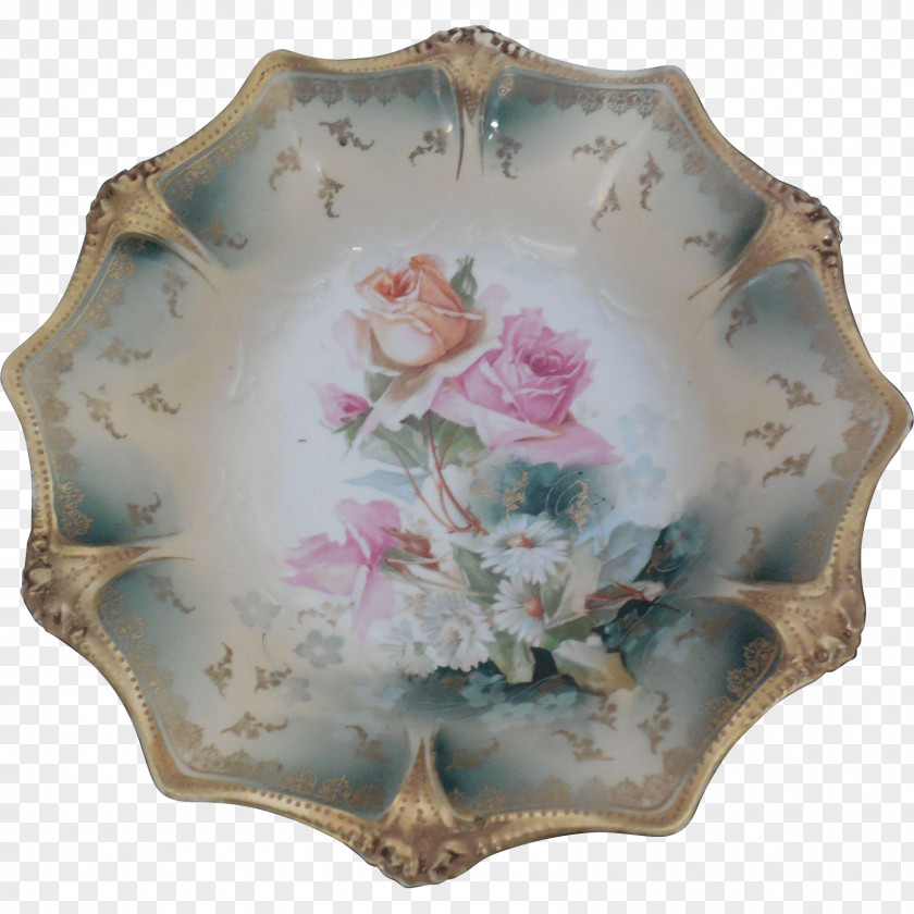 Plate Porcelain Lilac PNG