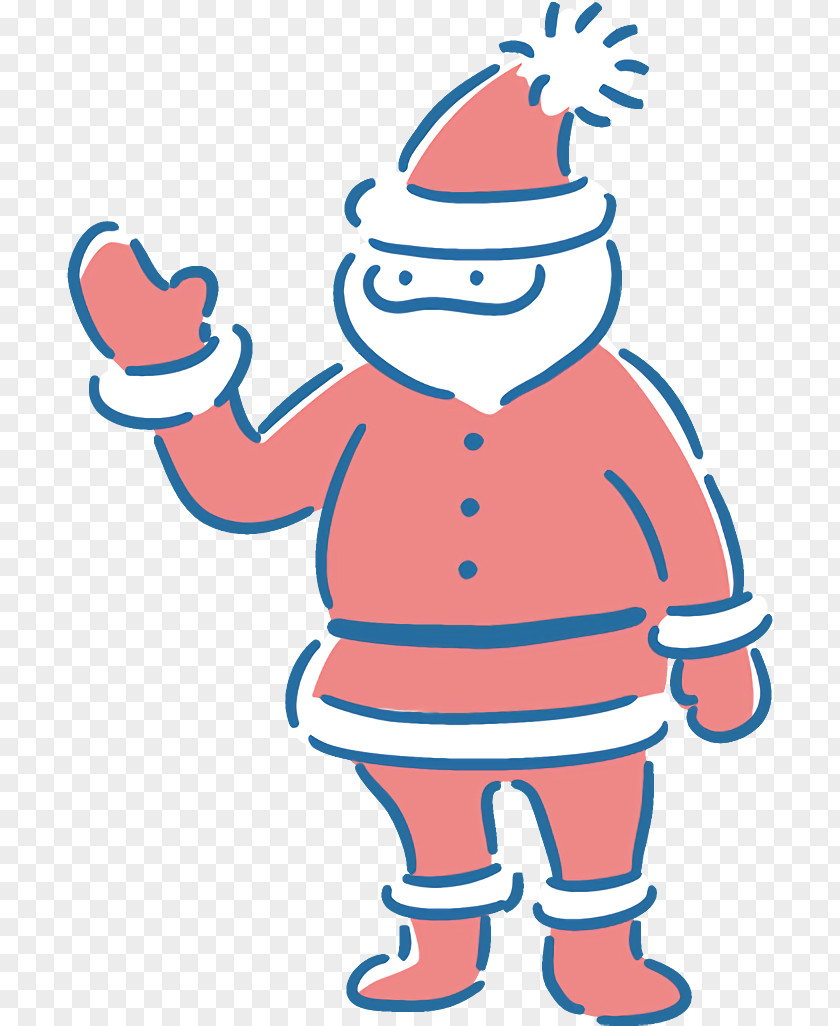 Pleased Santa Claus PNG