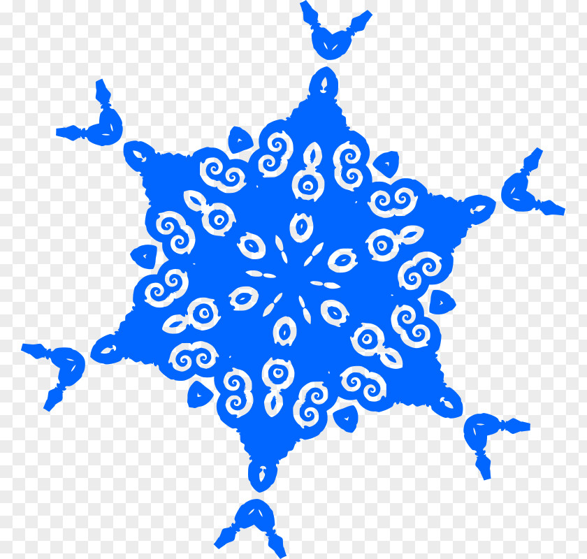 Free Snowflake Pictures Drawing Clip Art PNG