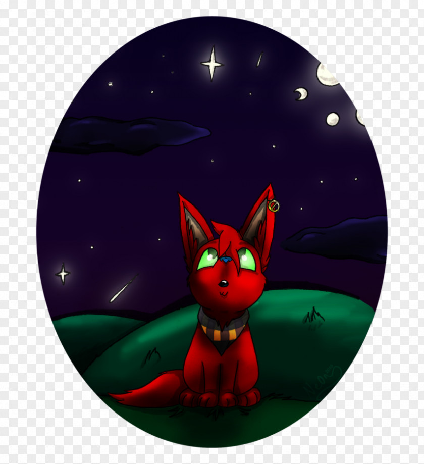 Night Sky Christmas Ornament Decoration Character Fiction PNG