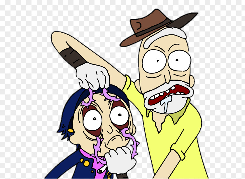 Open Debate Morty Smith Rick Sanchez Dio Brando Jotaro Kujo JoJo's Bizarre Adventure PNG