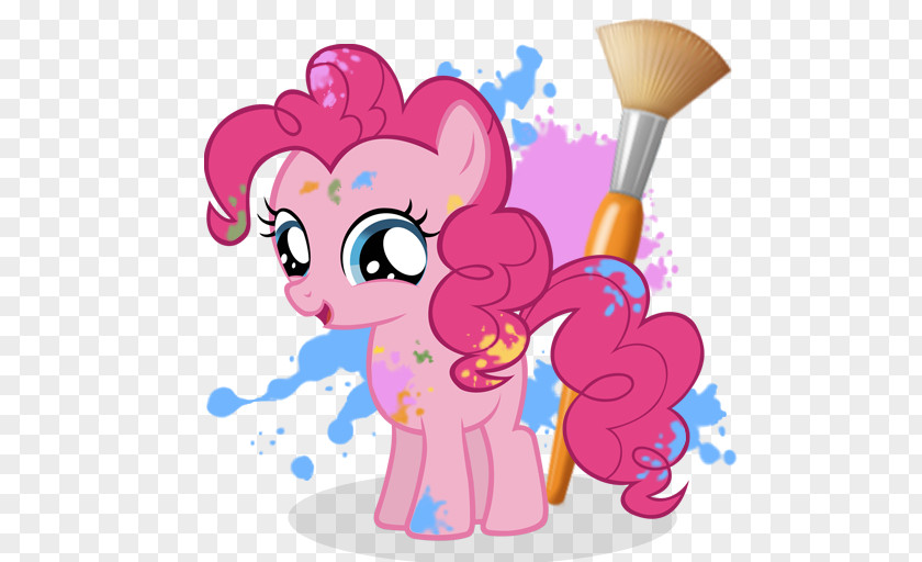 Paint Rainbow Pinkie Pie Dash Applejack Pony Rarity PNG
