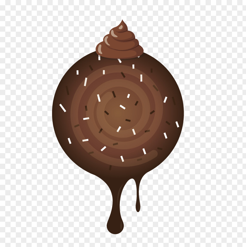 Vector Chocolate Circle PNG