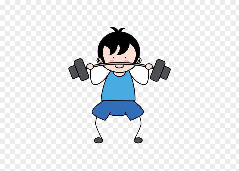 A Boy Standing Up With Barbell Play Child Sport Stock Photography Clip Art PNG