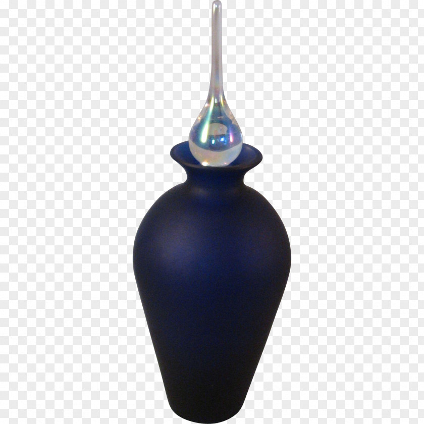 Perfume Bottle Cobalt Blue PNG