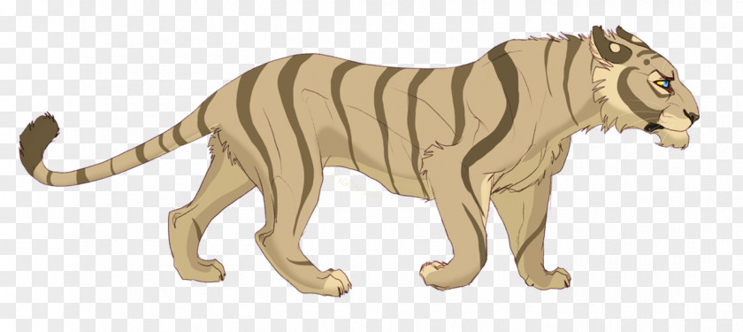Creative Tiger Tigon Liger Lion Drawing PNG