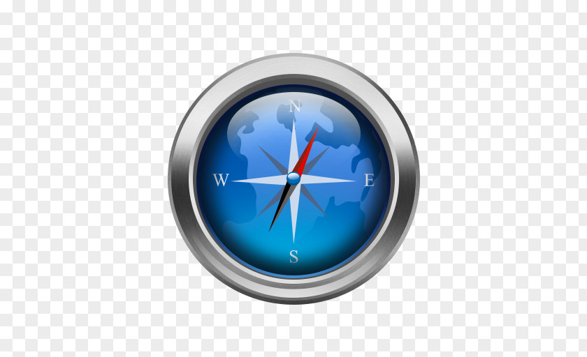 Design Compass Clock PNG