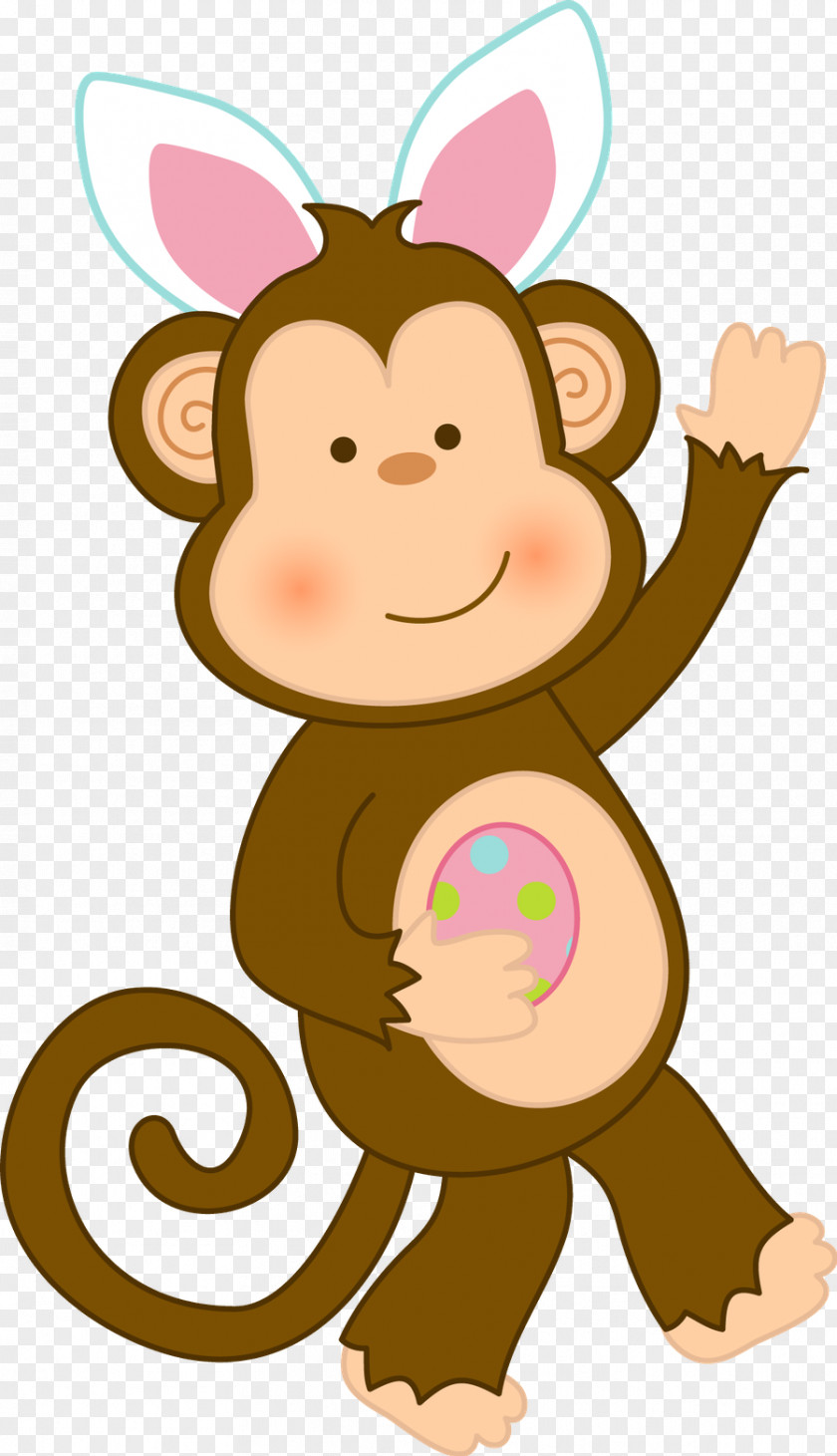 Easter Clip Art Free Content Openclipart IllustrationHappy Monkey Lent PNG