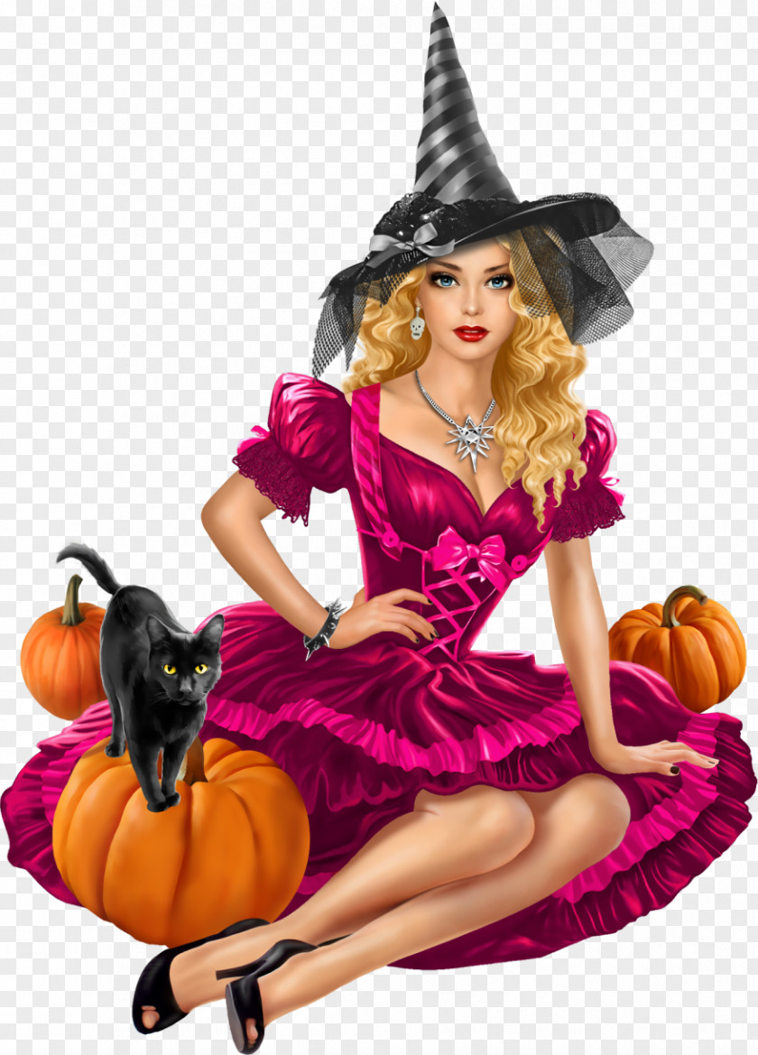 Halloween Card Witchcraft PNG