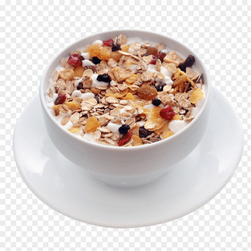 Breakfast Muesli Cereal Milk Corn Flakes PNG