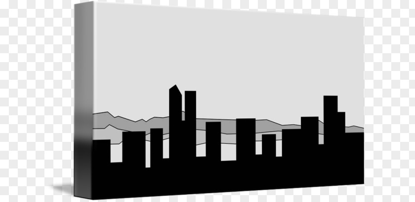 Denver Skyline Brand Rectangle PNG