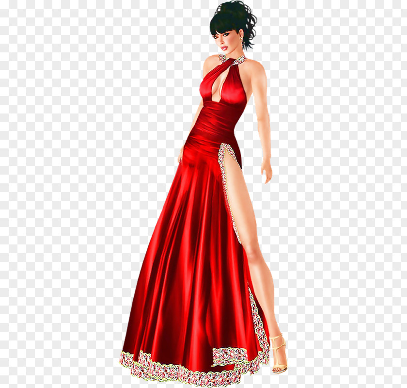 Dress Gown Shoulder Cocktail PNG