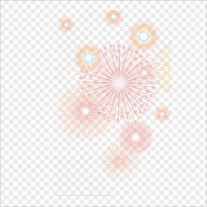 Fireworks Pink Pattern PNG